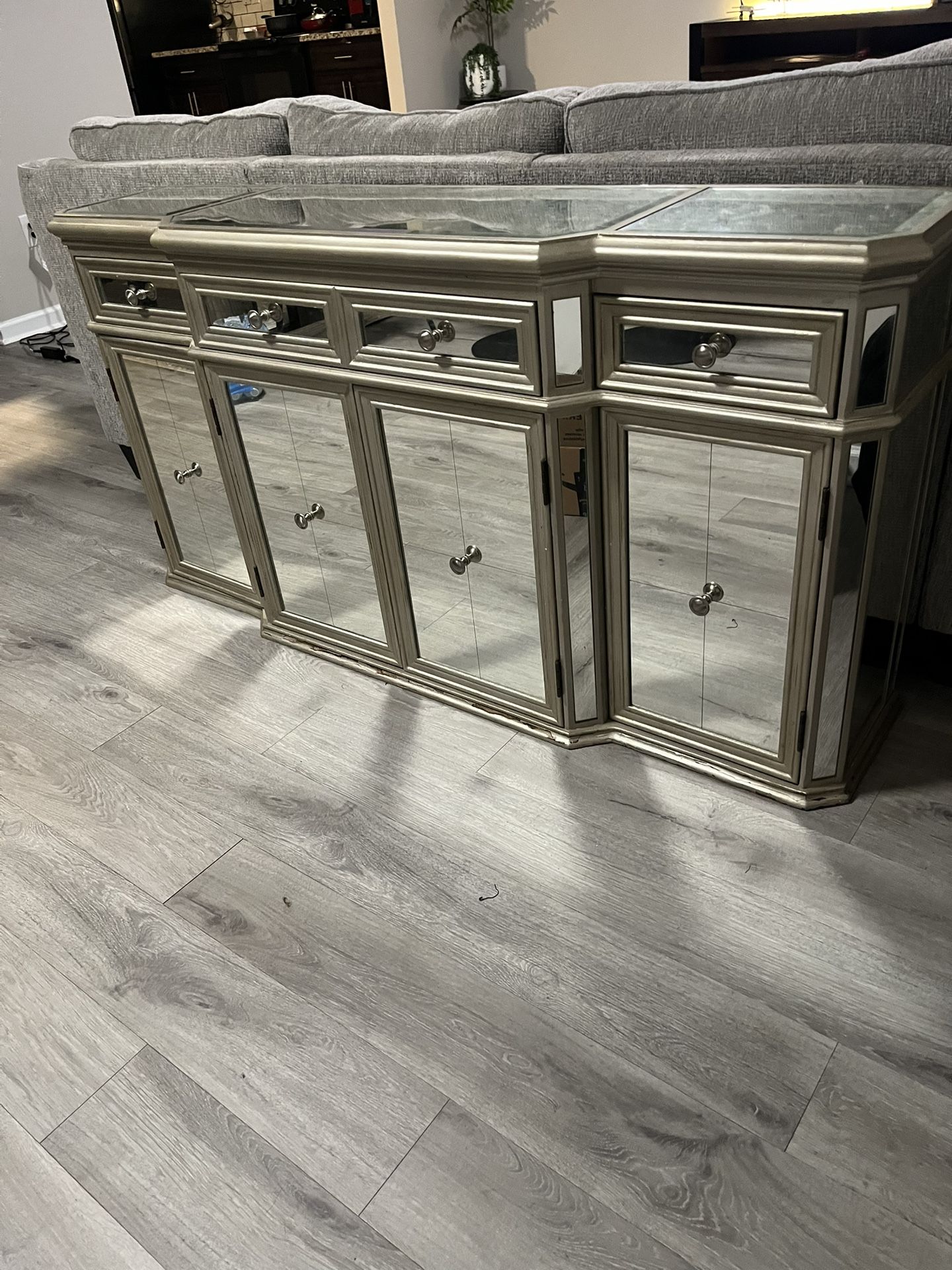 Mirrored Console Table / Buffet