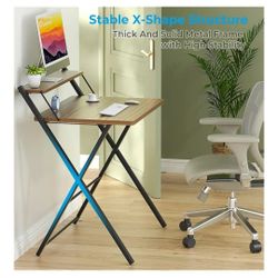 NIB Greenforest LARGE Foldable Computer Desk - 24.5"D x 30.0"W x 32.7"H