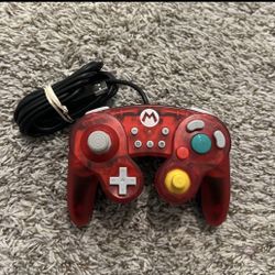 Nintendo Switch GameCube Classic Controller Hori Super Mario - Clear Red