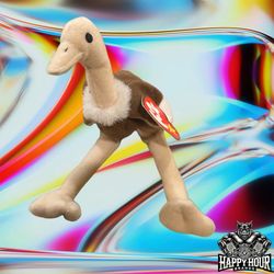 1993 Ty Teenie Beanie Babies Stretchy the Ostrich McDonald's Happy Meal Toy