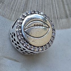 Pandora Engravable Football Charm 