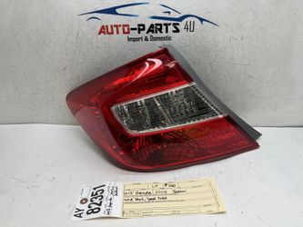 2012 - 2013 HONDA CIVIC SEDAN LEFT DRIVER TAIL LIGHT OEM AY82351