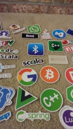 50 PROGRAMER STICKERS