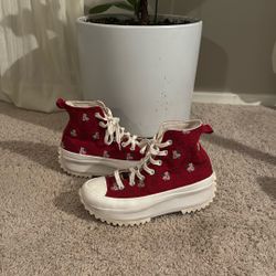 Converse Platform High “Cross Stitch Roses” 