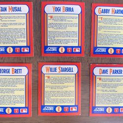 1990 SCORE MAGIC MOTION BASEBALL CARD MVP