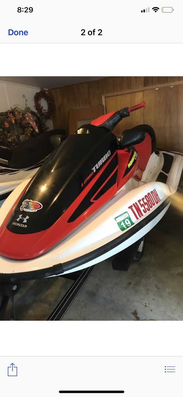 2003 honda aquatrax turbo and 1999 yamaha xl 1200