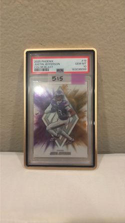 JUSTIN JEFFERSON PANINI PHEONIX COLOR BLAST