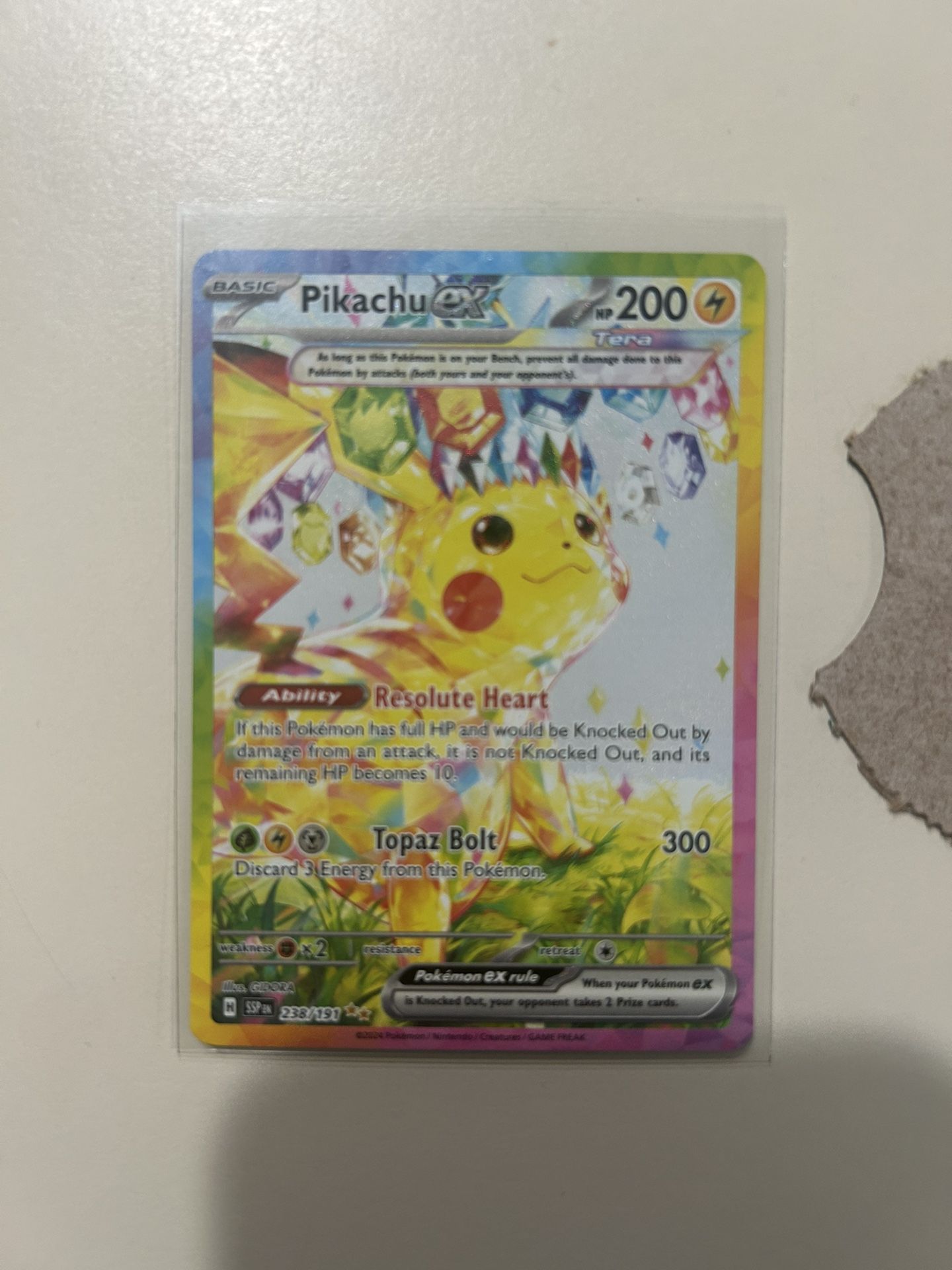 Pikachu Ex SAR Surging Sparks
