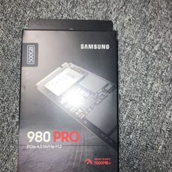 SAMSUNG 980 PRO SSD 500GB PCIe 4.0 NVMe Gen 4