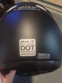 bilt blaze motorcycle helmet BILT: Helmets & Shields face solid shell Double D NEW BILT Model BLH 6