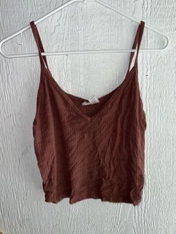 Brown tank top