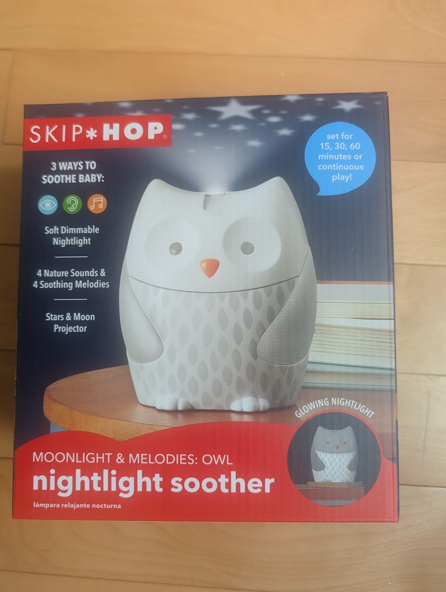 Skip Hop owl night light soother NEW in BOX