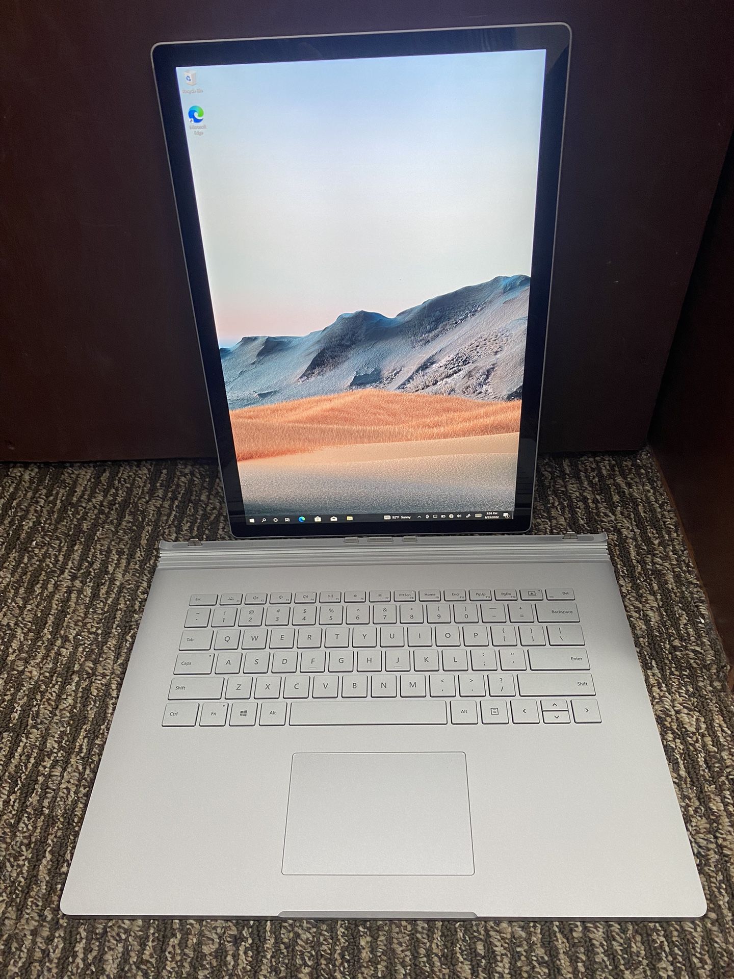 Microsoft Surface Book 3 Detachable 15” Laptop & Tablet 2 In 1  Intel I7 32gb / 512gb Excellent Condition 