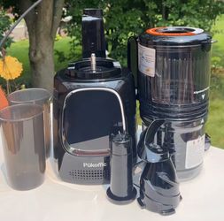 Pukomc Slow Masticating Cold Pressed Whole Fruit Juicer