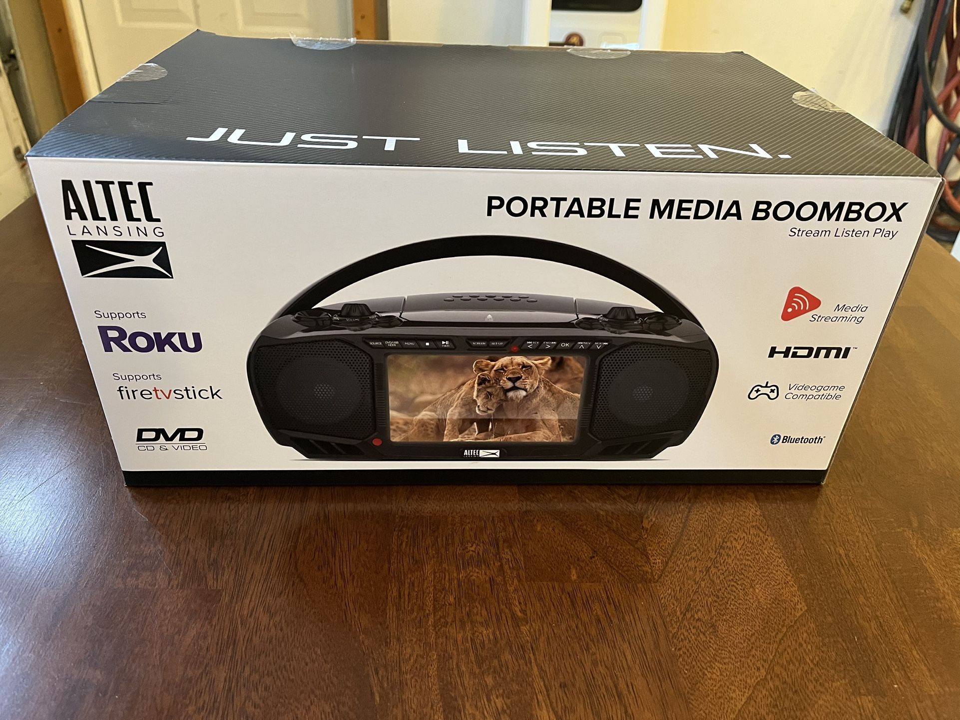 Portable Media Boombox