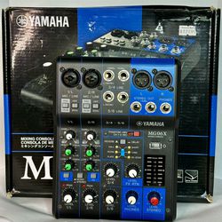 Yamaha MG06X 2 Channel mixer W/phantom Power