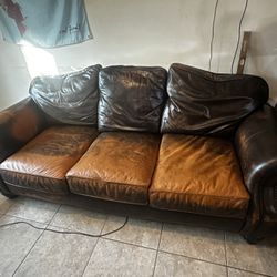 Leather Couch (FBO)