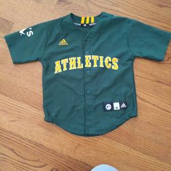 A's Jersey Kids Age 4/5 