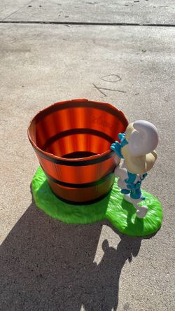 Smurfs popcorn bucket
