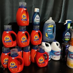 tide Bounty Clorox Scotts Dawn  bundle