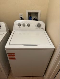 Whirlpool Washer and Dryer + Queen Bed