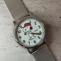 Timex Peanuts Snoopy Quartz Watch TW2R41400 38mm