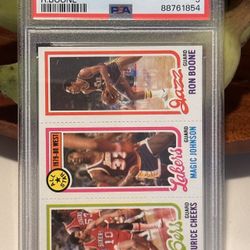 1980 Earvin Magic Johnson Topps Basketball Rookie Card PSA 9