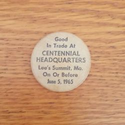Vintage Lee's Summit Centennial Wooden Nickel 1(contact info removed), Set of 11