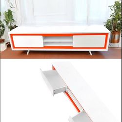 Retro Style Pangea Home Short Tv Stand 