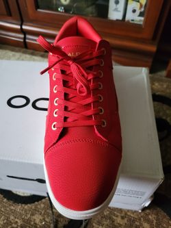 Aldo Red Shoes Size 12