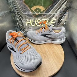 Brooks Ghost 15 Mens Size 10 Extra Wide (4E) Gray Sneakers