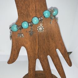 Turquoise Charm Bracelet 