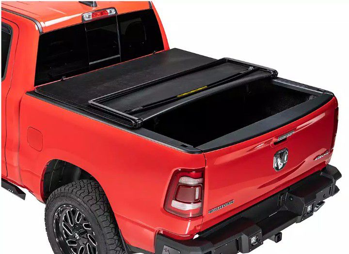 Truck bed tailgate tri folding liner chevy ford dodge