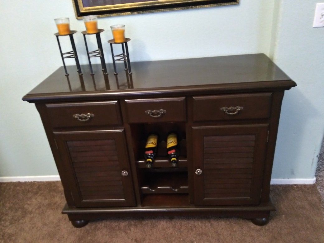 Trinell Brown Dresser - Luna Furniture Ashley Dark Brown Dresser Buffet Bar 48 Wide 35 Height 18 Deep