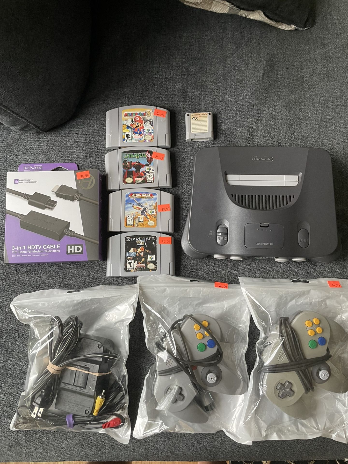 Nintendo 64 (With Games)