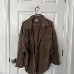 Oversize Button Up Jacket