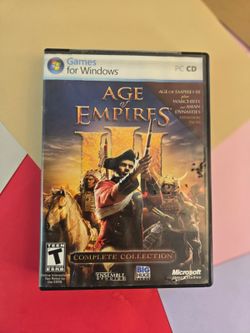 Age of Empires III Complete Collection PC CD-ROM Game 5 Discs & Case