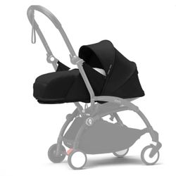 BABYZEN YOYO 0+ Newborn Pack - Black | Bassinet Only | Stroller Not Included