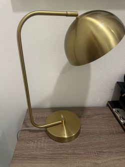 Modern Brass Table Lamp – Designer Style
