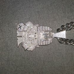 S925 Sterling Silver Mojo Jojo Pendant.