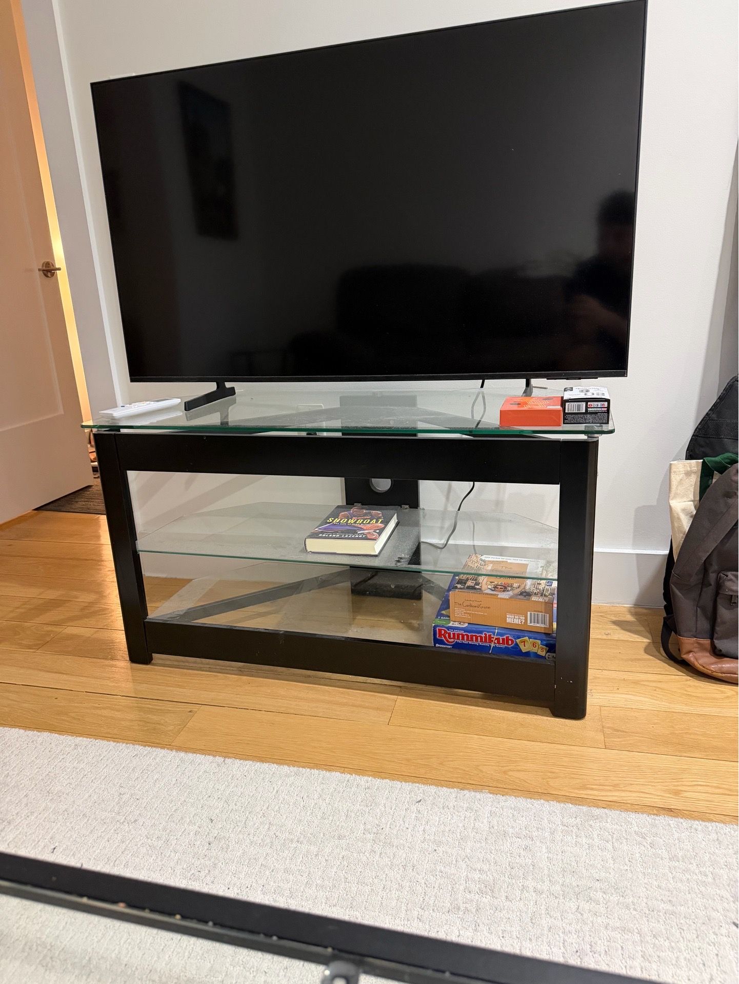 Glass TV Stand