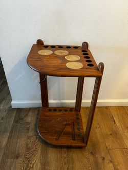 Pool cue stand and ball holder