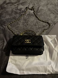 Black channel bag