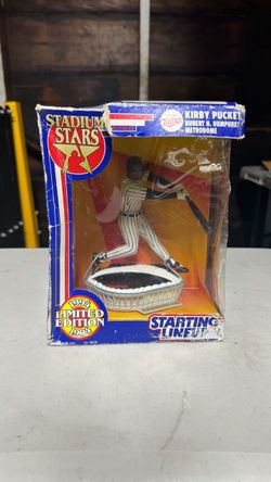 1994 Kenner Starting Lineup Stadium Stars Kirby Puckett action figure featuring the Minnesota Twins