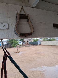 Vintage Wooden Western Horse Stirrup