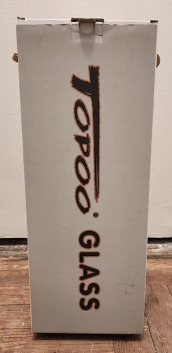 Brand New Topoo Glass Double Percolator Water Pipe - Blue