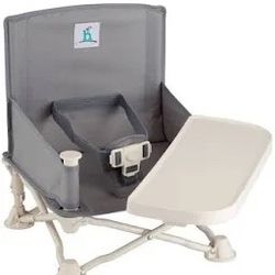 hiccapop OmniBoost Folding Booster Chair - Gray