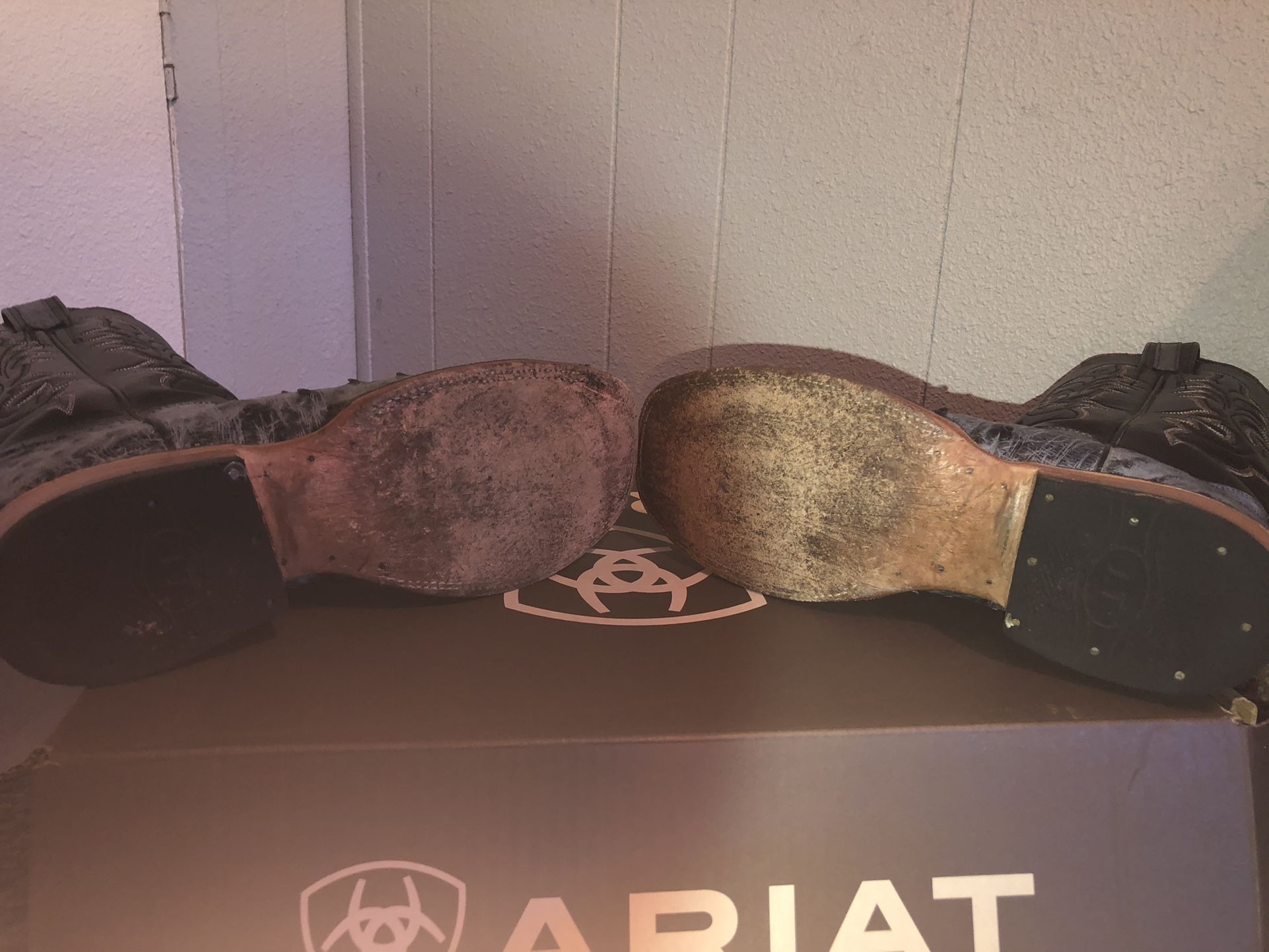 Ostrich boots