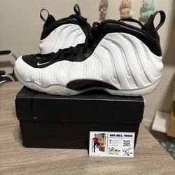 Size 10 - Nike Air Foamposite One Penny PE White Black