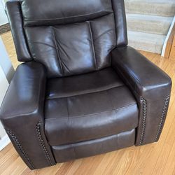 Leather Recliner/rocking Chair 